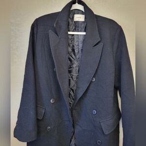 Have Men's Classic Dark Blue Pea Coat